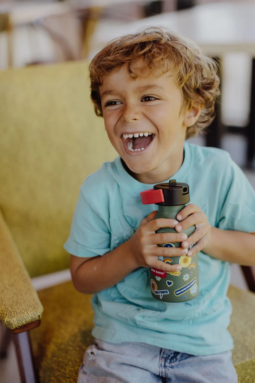 Kids Water Bottle (350ml) - Smiley