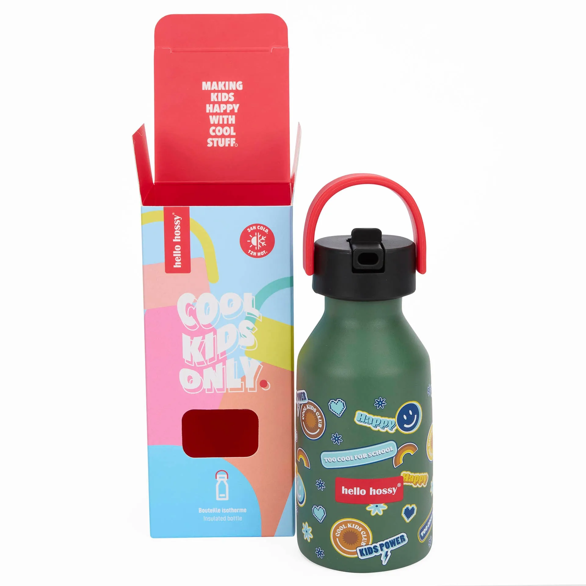 Kids Water Bottle (350ml) - Smiley