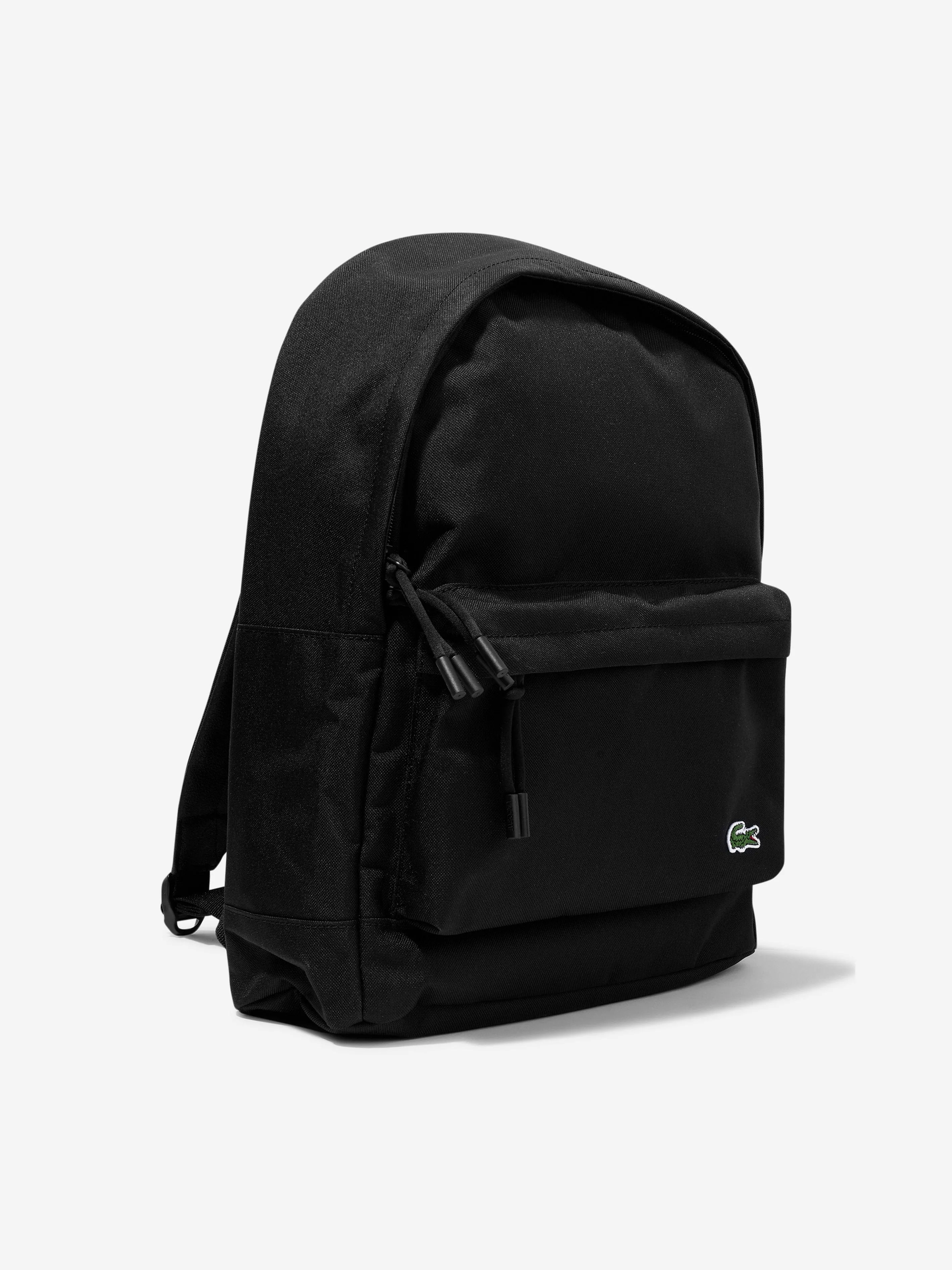 Lacoste Kids Logo Backpack in Black