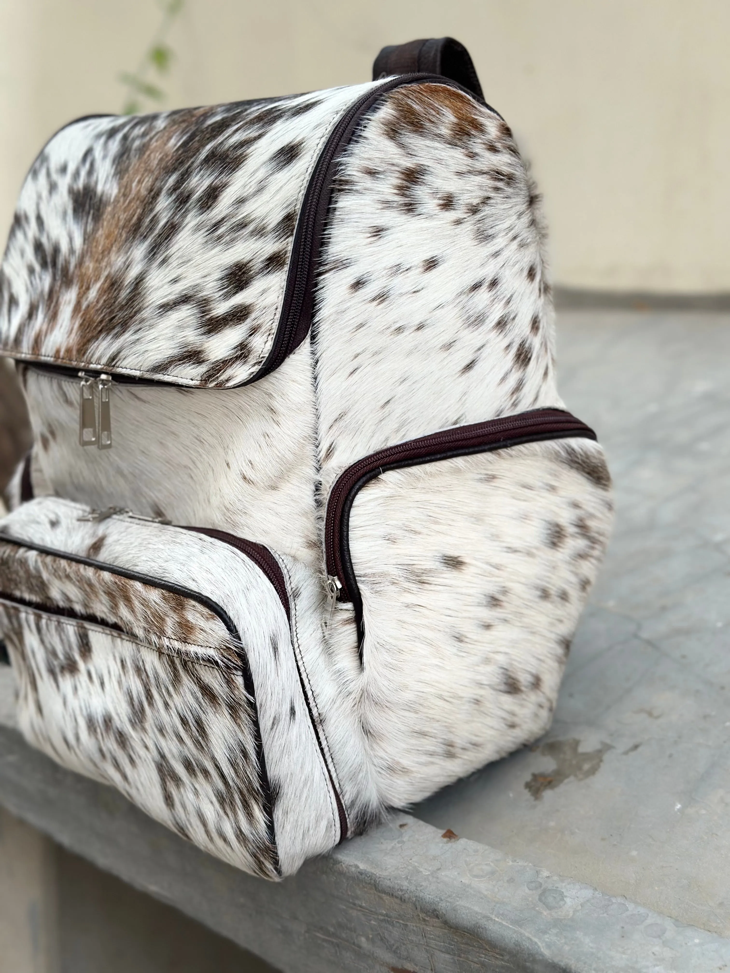 Laptop Bag Backpack Travel Bag Cowhide Customize  Bag