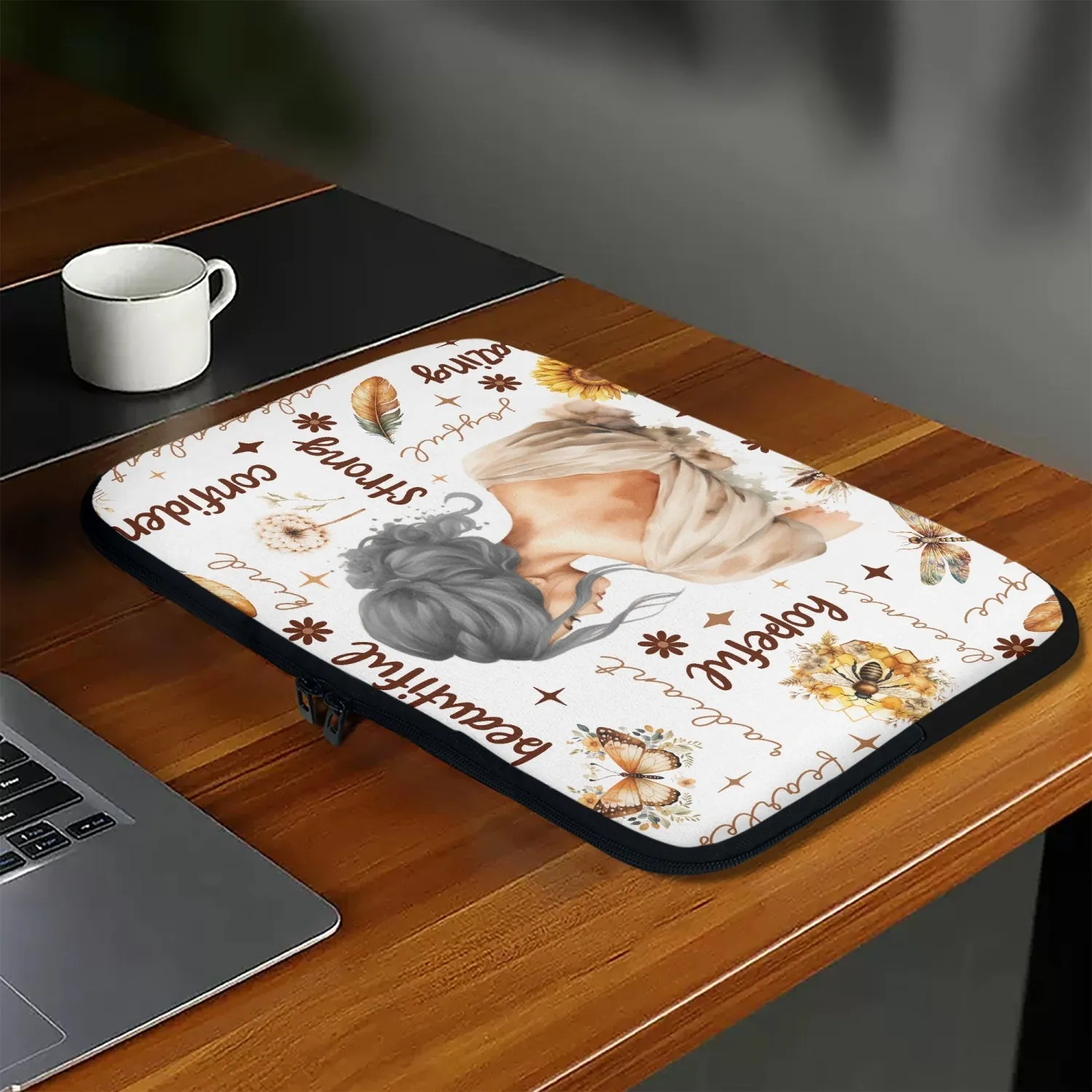 Laptop Sleeve - without handles Affirmations - Grey Hair