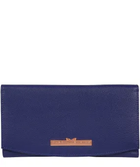 'Lark' Navy Blue Leather Purse