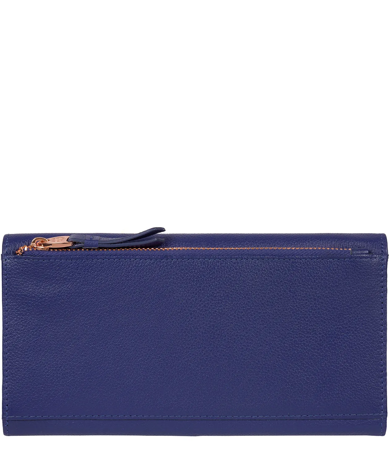 'Lark' Navy Blue Leather Purse