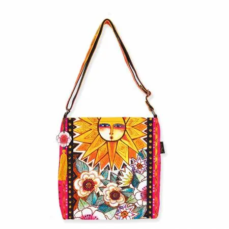 Laurel Burch Crossbody Tote - Sun Salutation