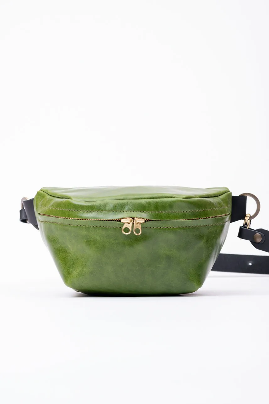 Leather fanny pack MUSA model