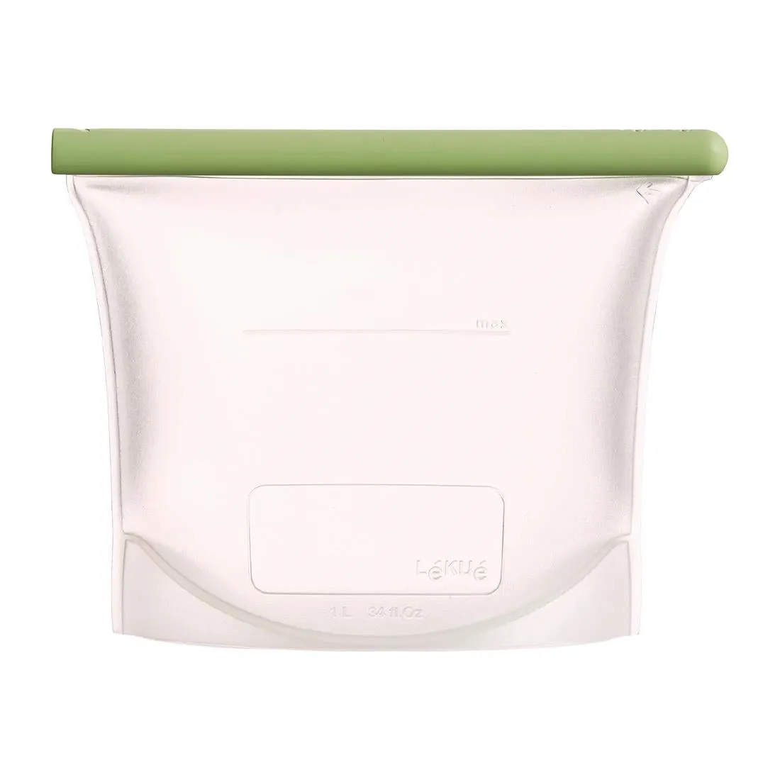 Lekue Reusable Silicone Food Storage Bag 1 Ltr - FS289