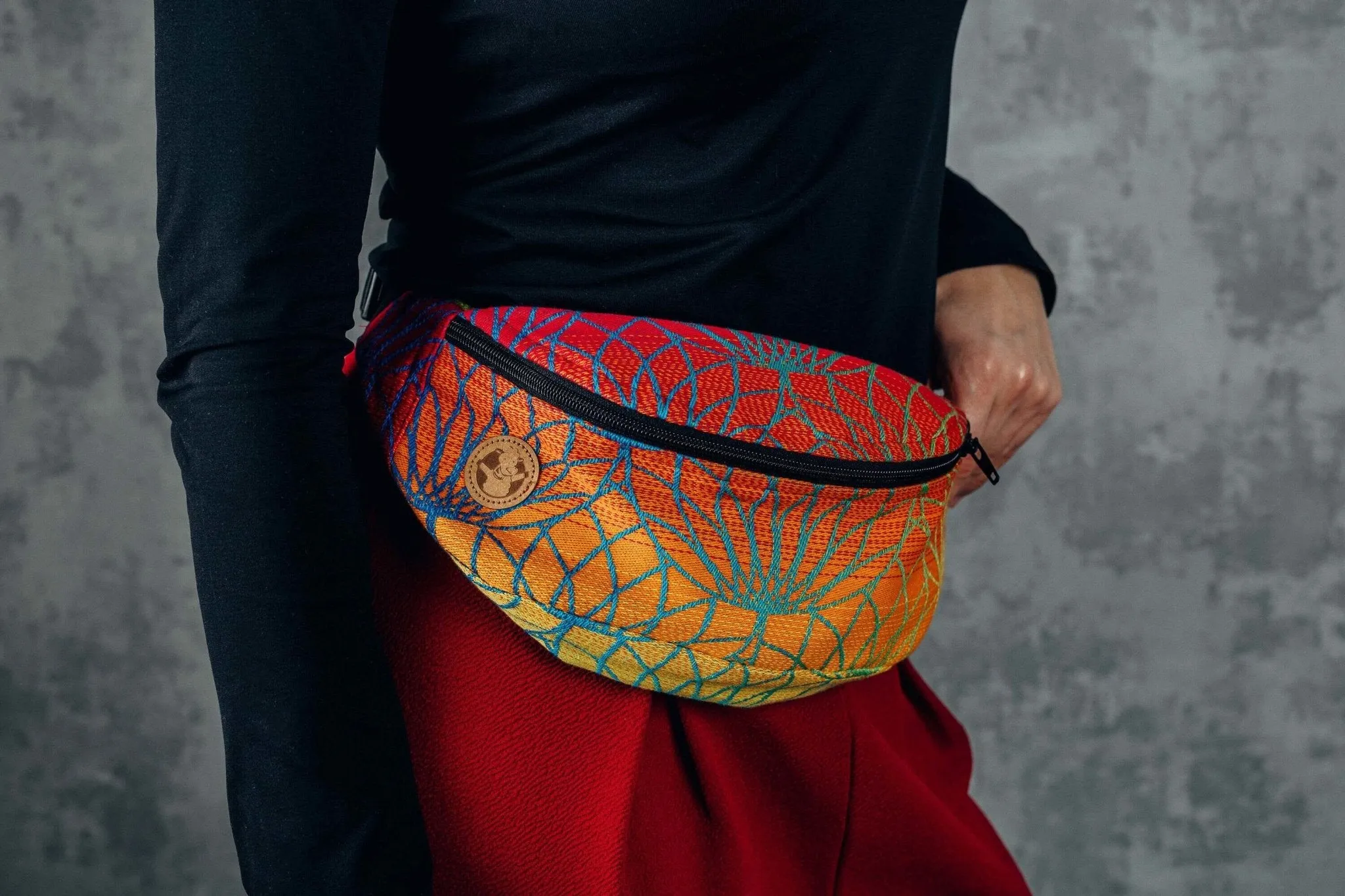 LennyLamb Waist Bag / Bum Bag Rainbow Lotus