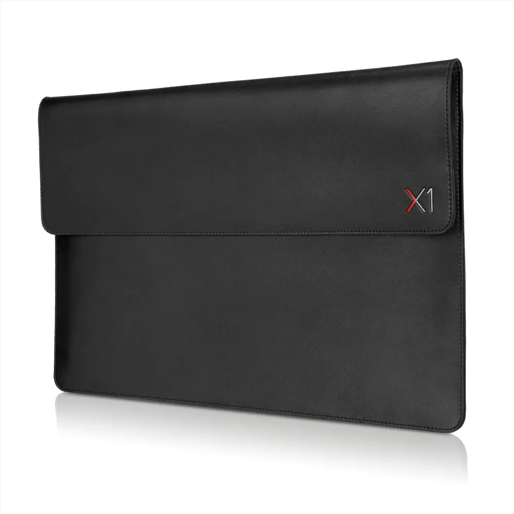 Lenovo ThinkPad 14" X1 Carbon/Yoga Leather Sleeve Case, Notebook Carrying Case - 4X40U97972