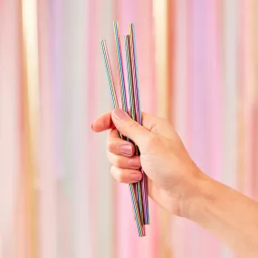 LGBTQ  Rainbow Stainless Steel Straws