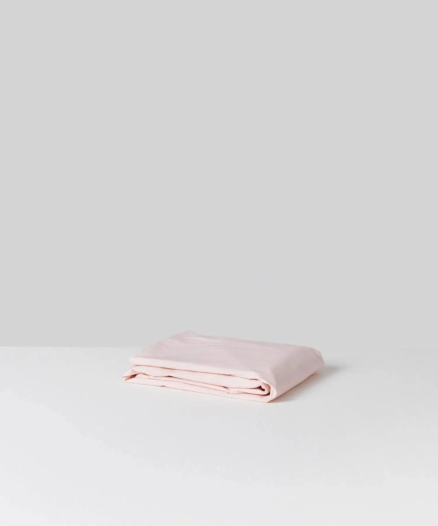 Light Pink Organic Cotton Fitted Sheet