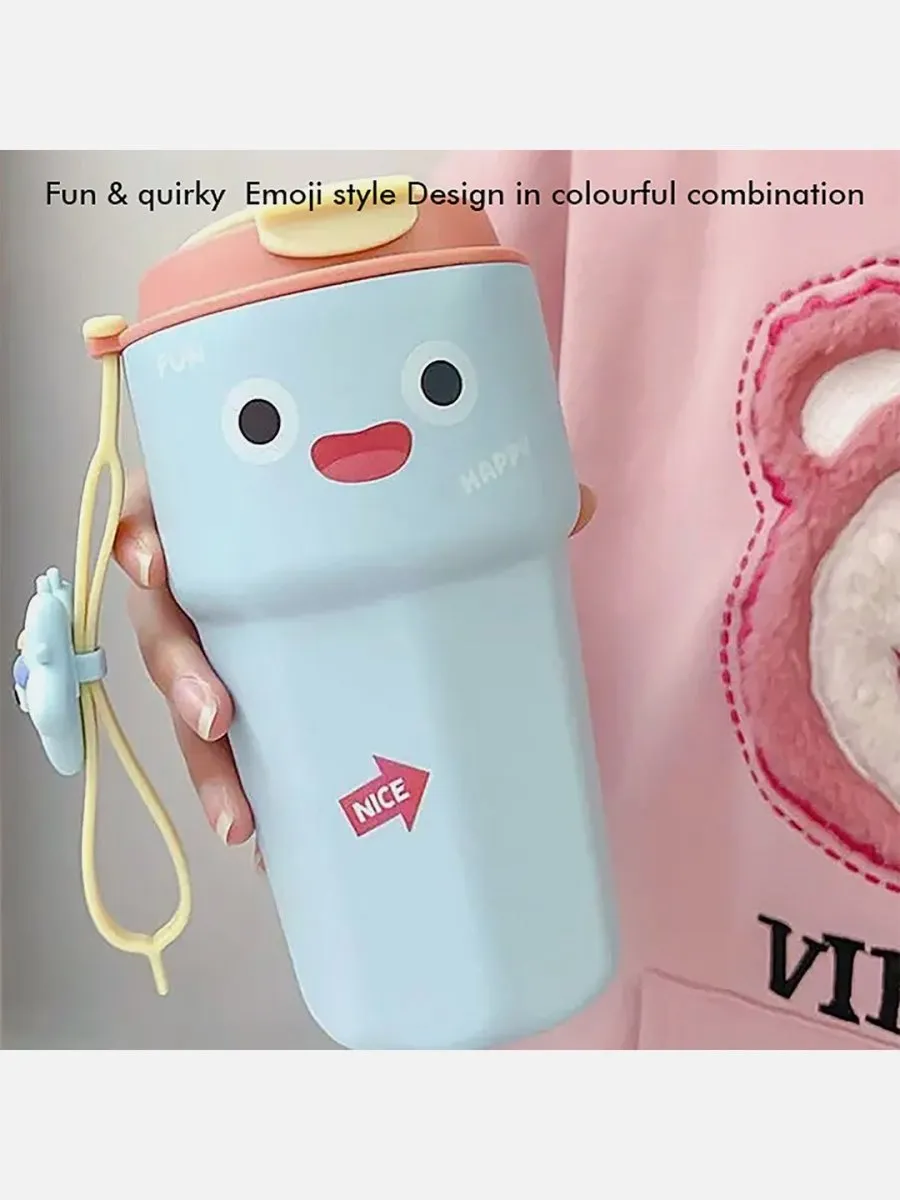 Little Surprise Box Fun Emoji Vacuum Insulated Stainless Steel Tumbler For Kids & Adults