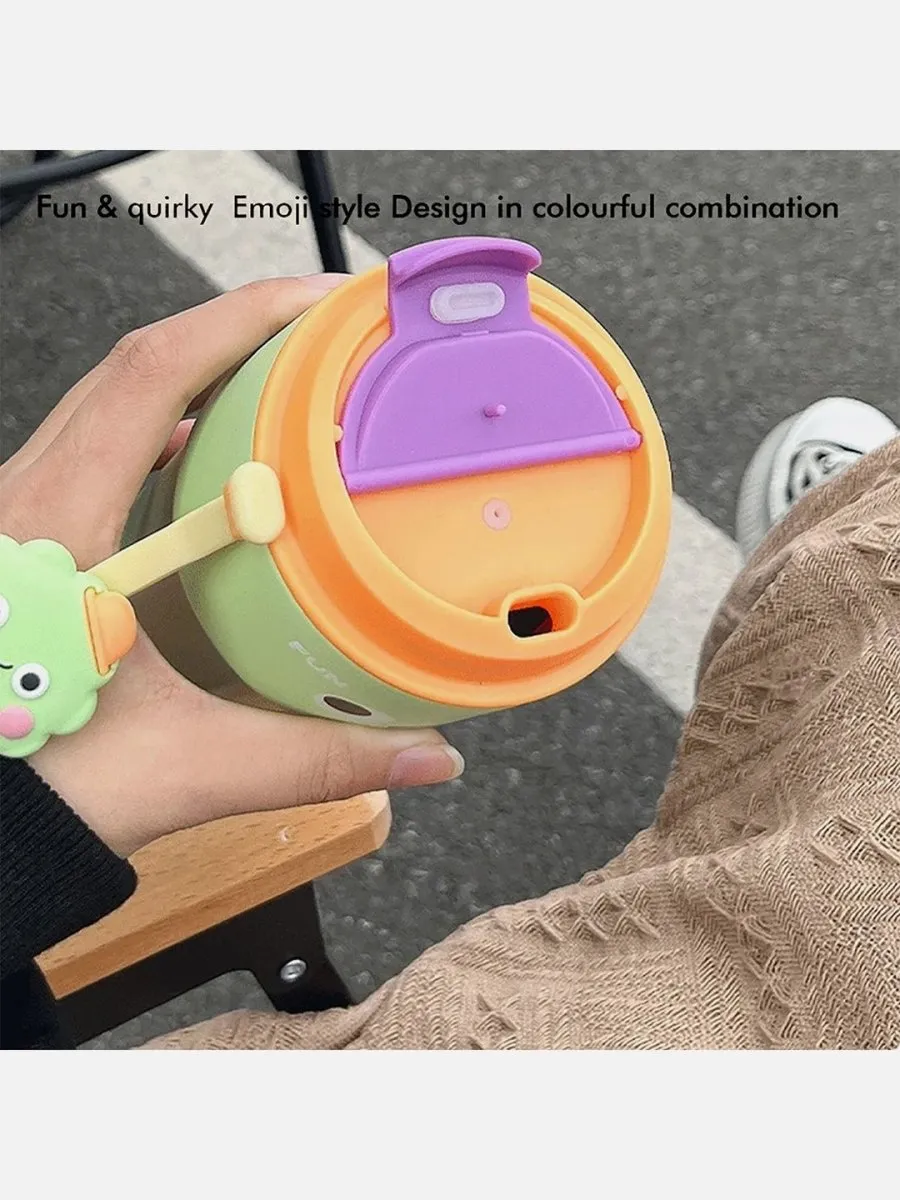 Little Surprise Box Fun Emoji Vacuum Insulated Stainless Steel Tumbler For Kids & Adults