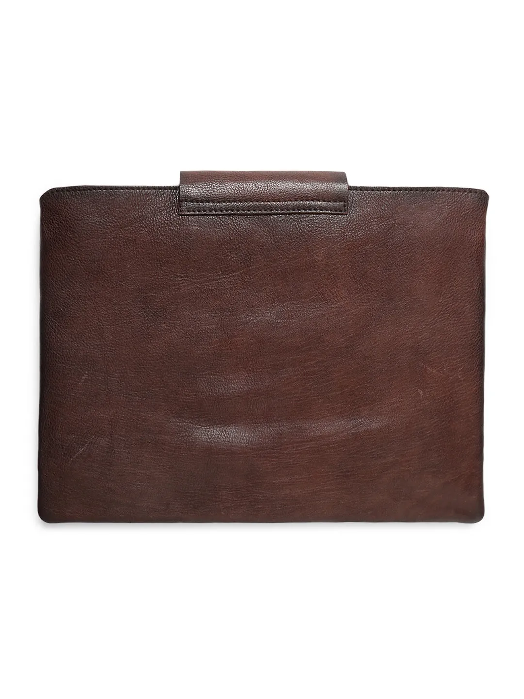 LuxeGuard Brown Leather Laptop Sleeves