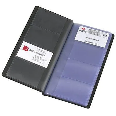 Marbig Business Card Holder Indexed A-Z 96 Capacity