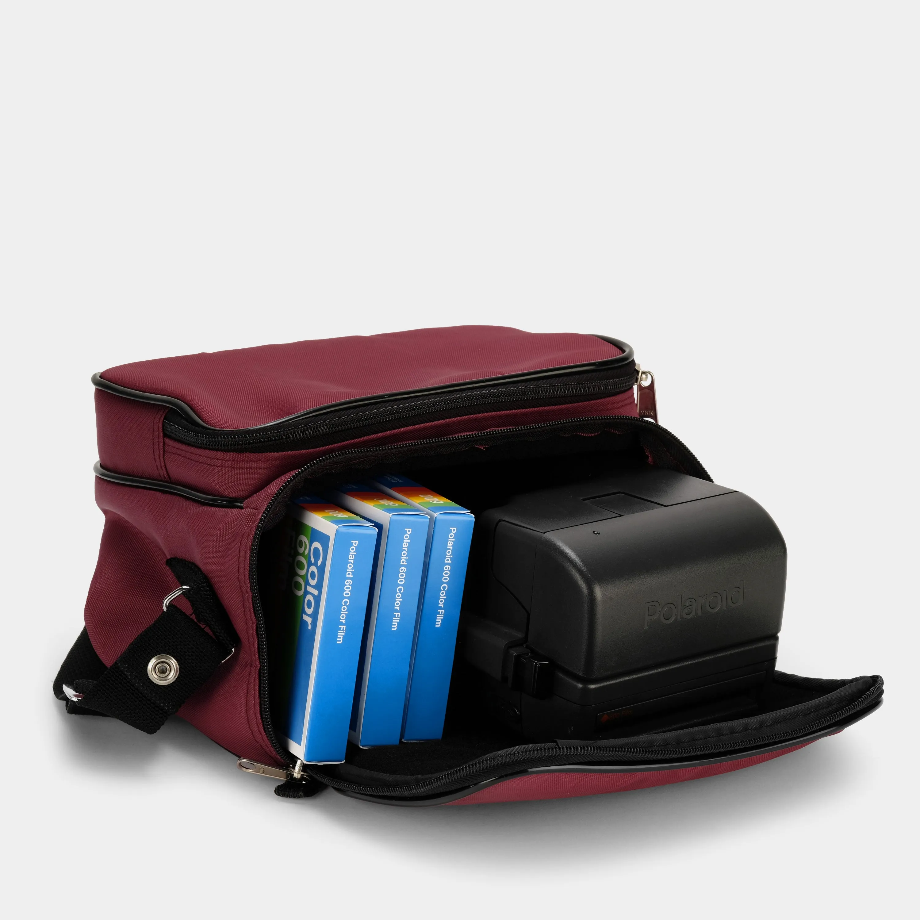 Maroon Camera Bag