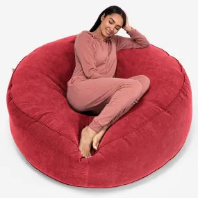 Mega Mammoth Bean Bag Sofa - Flock Red