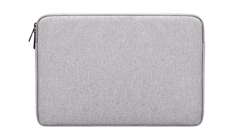 Men's Simple Oxford 2 In 1 Laptop Sleeve- Ash