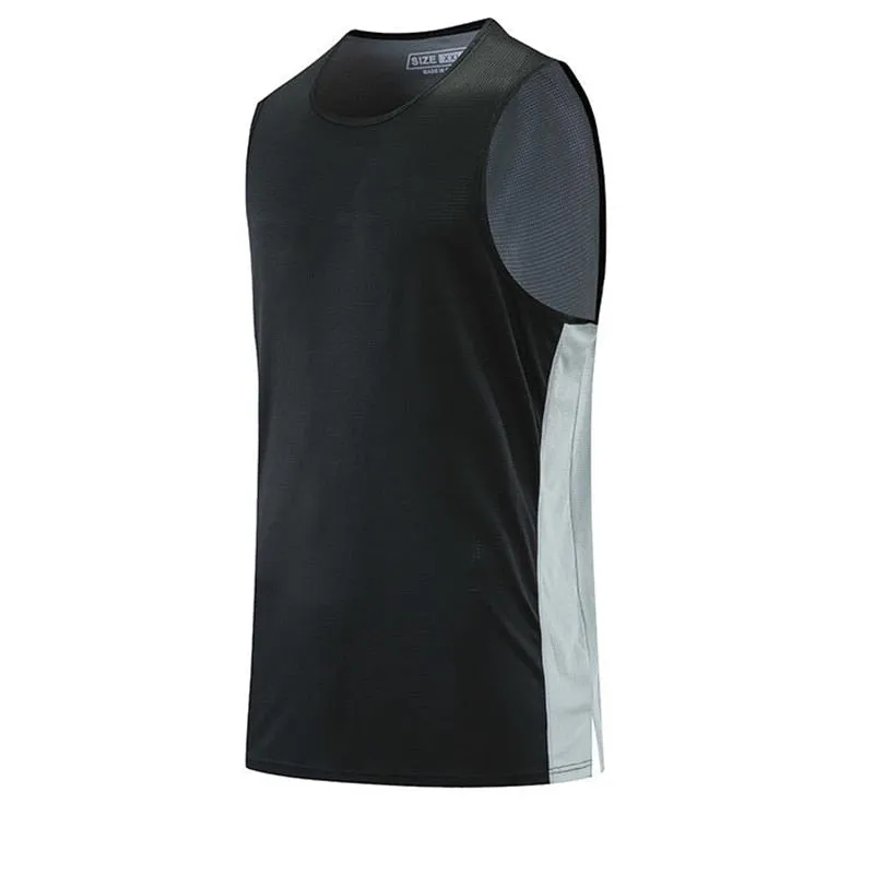 Mens Sleeveless Vest Basketball Football Running Sports Tank Tops Gym Fitness Shirt Plus Size Multi-colored Unisex Clothing