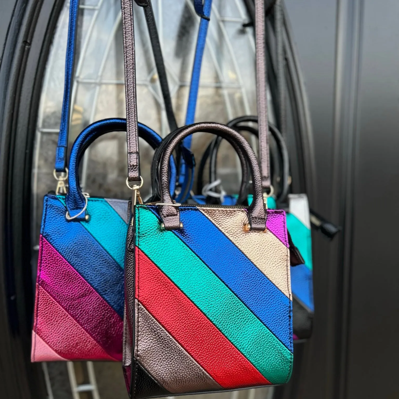 Metallic Rainbow Purse