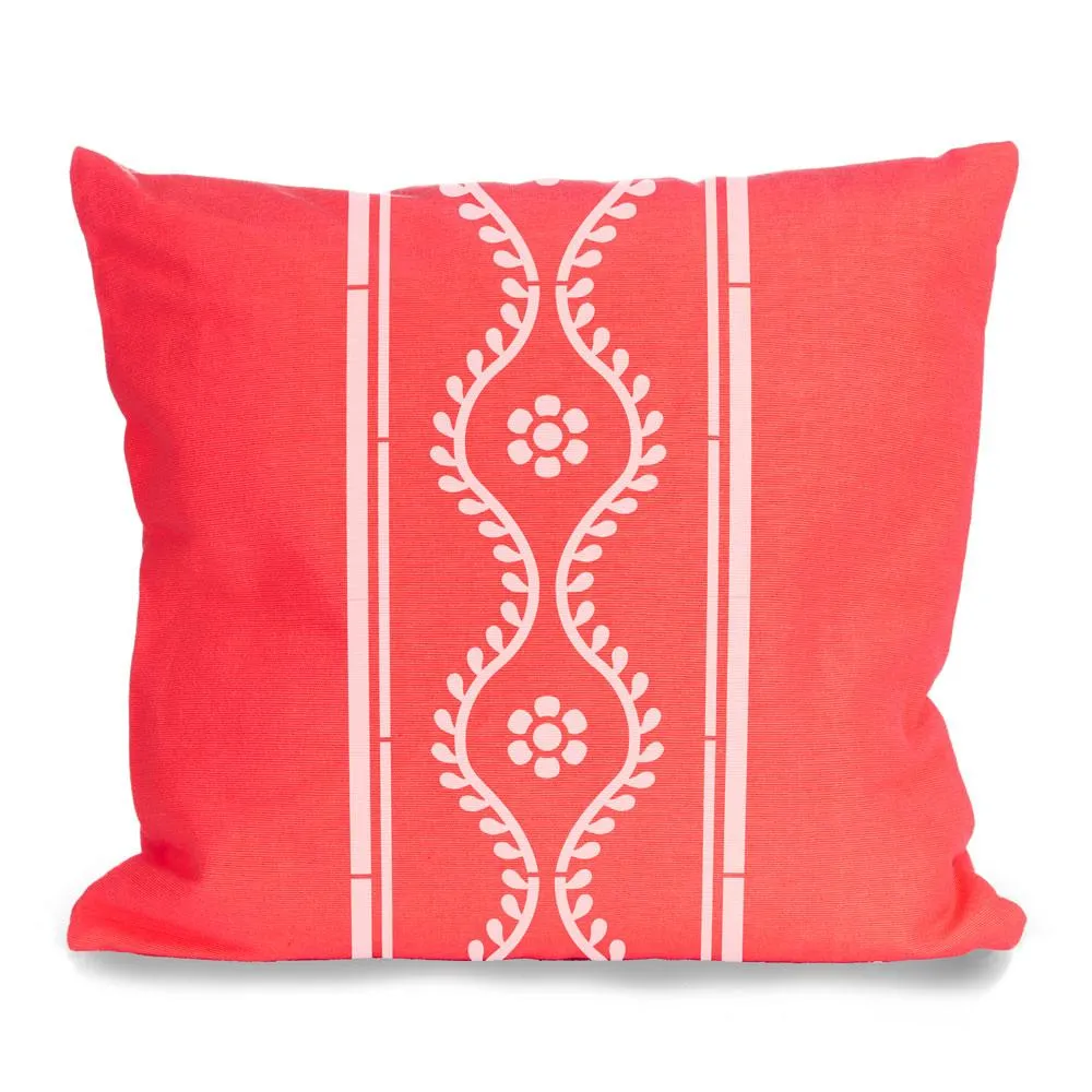 Millie Flower & Stripe Border Stencil