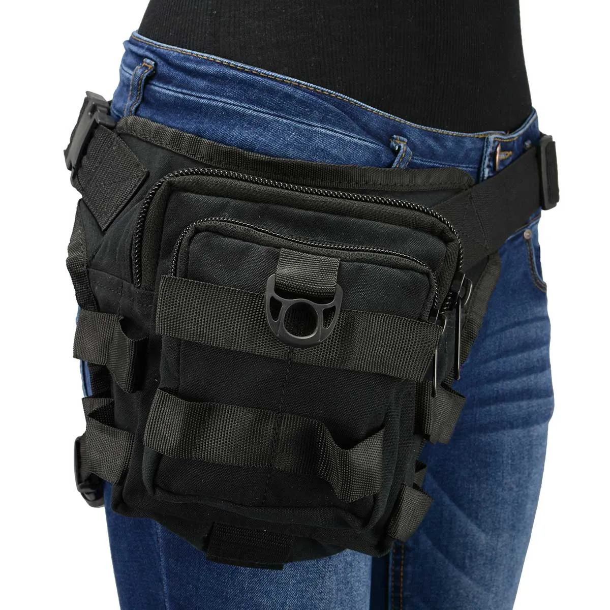 Milwaukee Leather MP8841 Black Textile Conceal and Carry Tactical