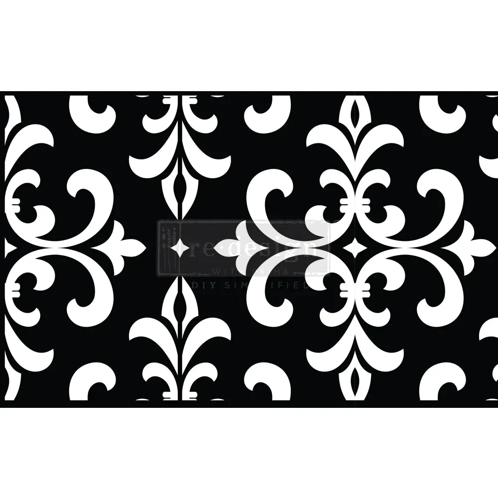 Modern Damask- CC Restyled Stick and Style Stencil