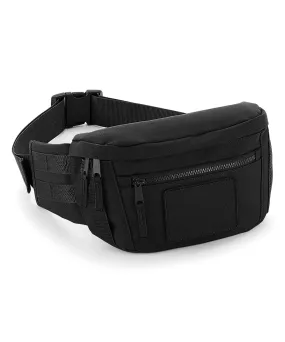 MOLLE utility Waist Pack Bumbag Travel Belt - Black - Printable