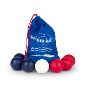 Murbles Game Tournament Standard Set – Up to 2 Players – 7 Balls Made in USA