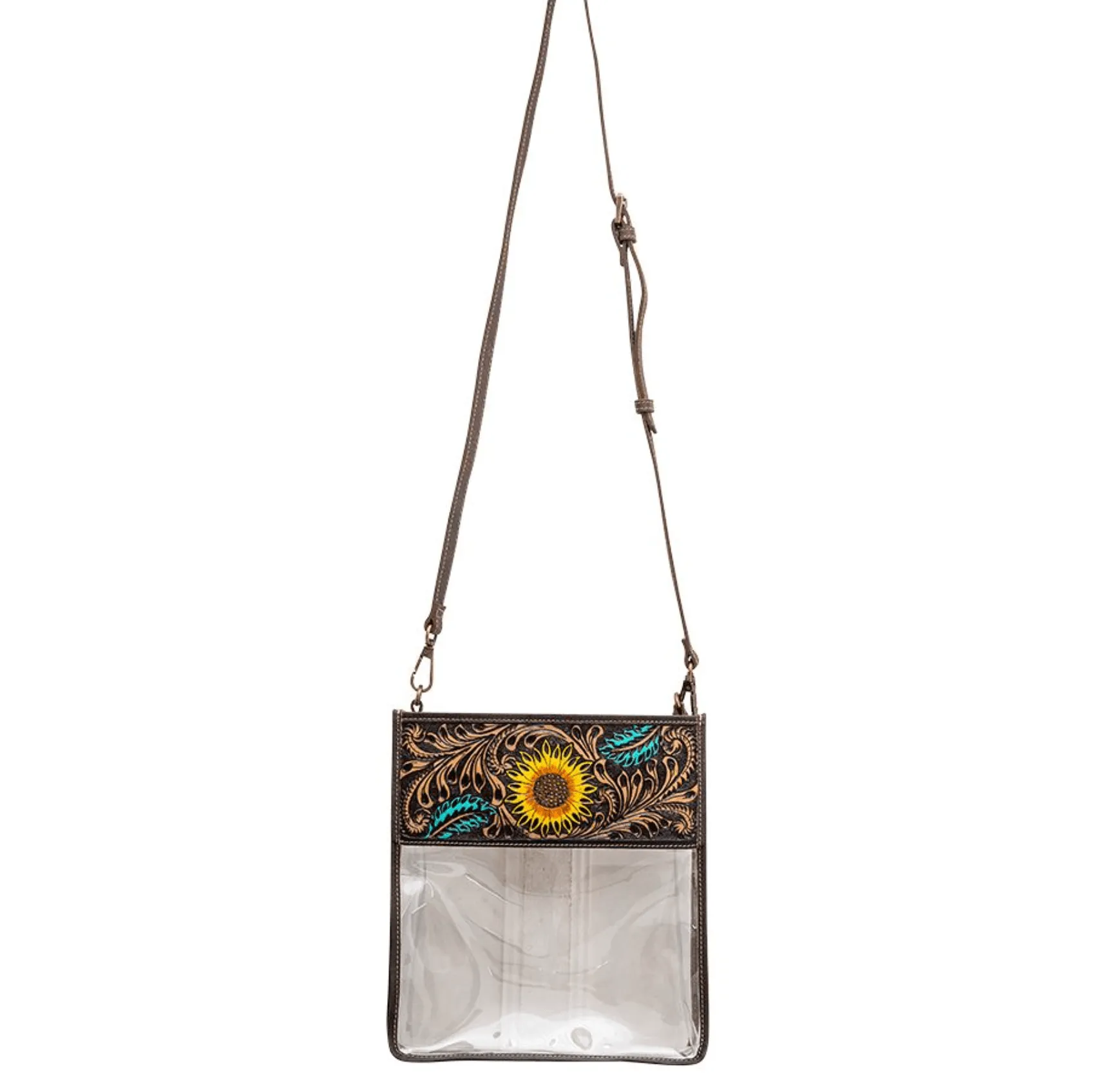 Myra Bag Hawaii Clear Crossbody Purse S-7064