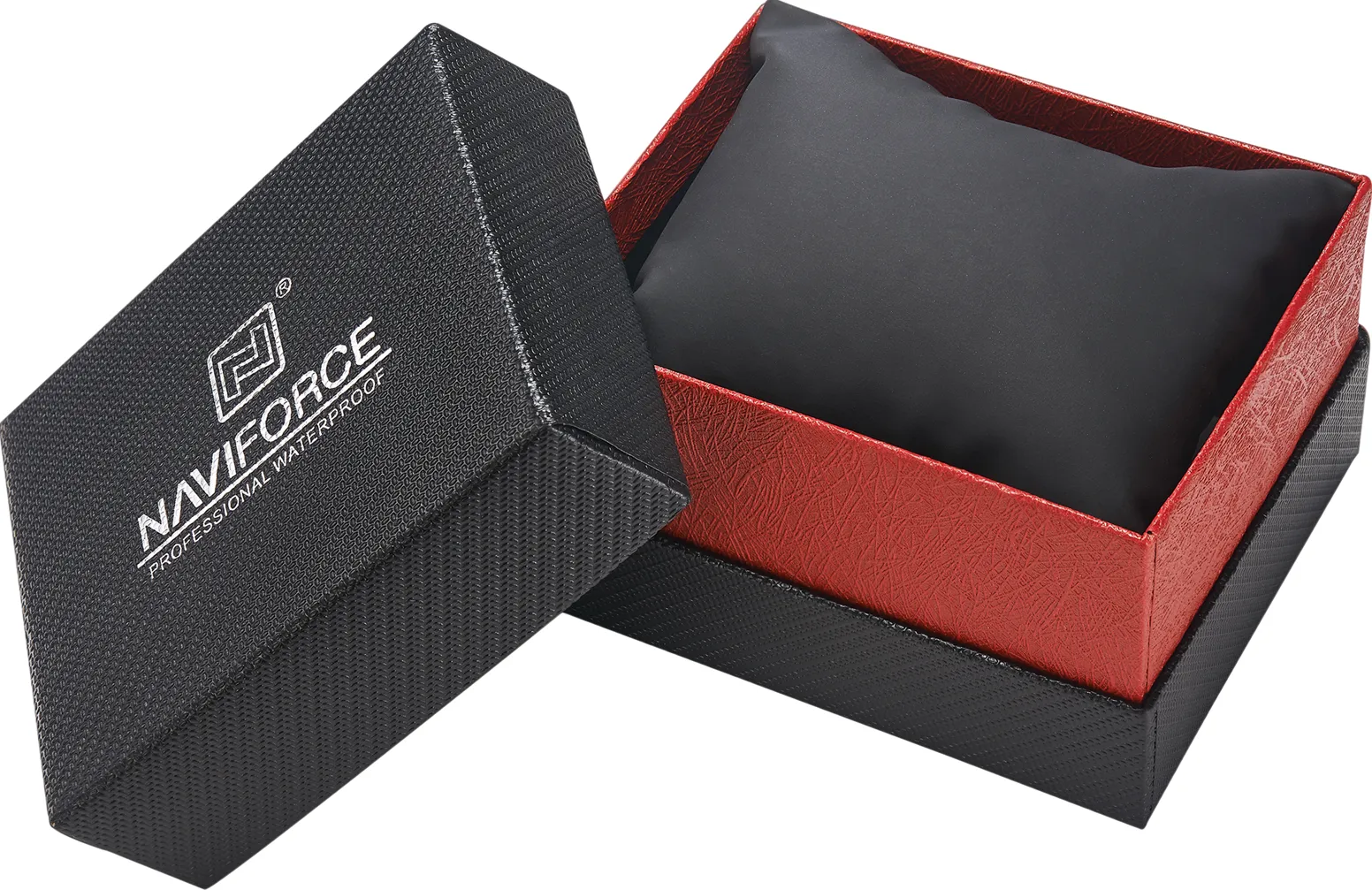 NAVIFORCE High Quality Original 2022 Watch Box Fashion Black Red Box Naviforce NF Box 10008