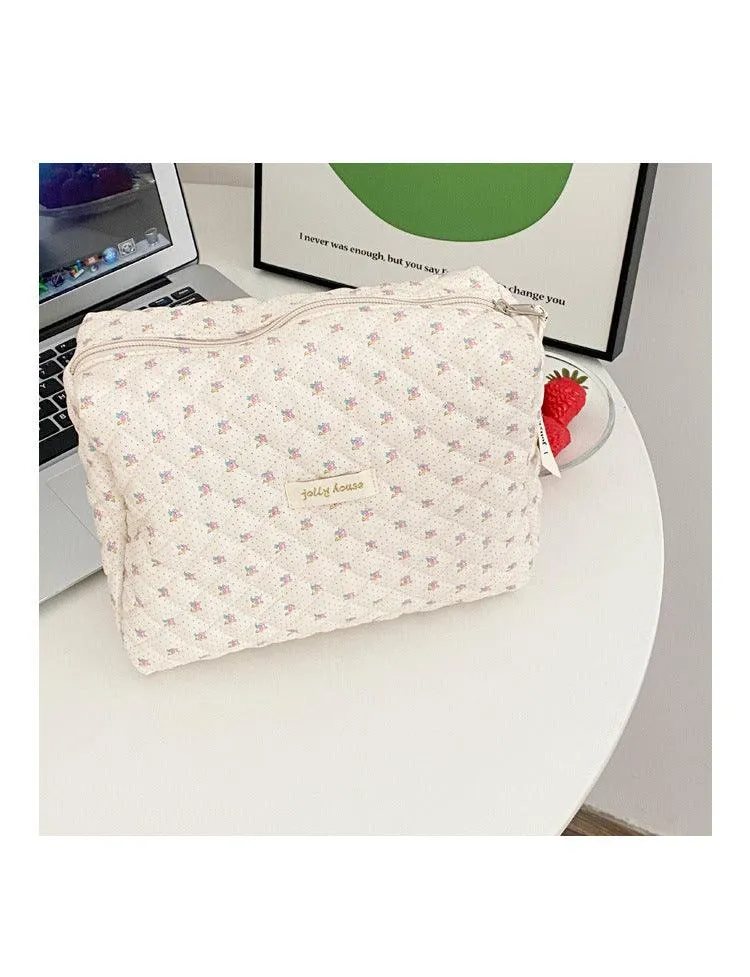 New Ins Cream Cute Gentle Cosmetic Bag Liner Bag Women