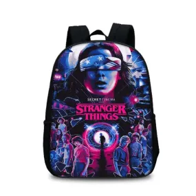 New Stranger Things primary school student backpack student schoolbag simple 13 inch kindergarten backpack Anime Mochila S4248876