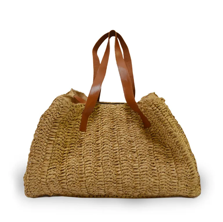 Nola Raffia Tote