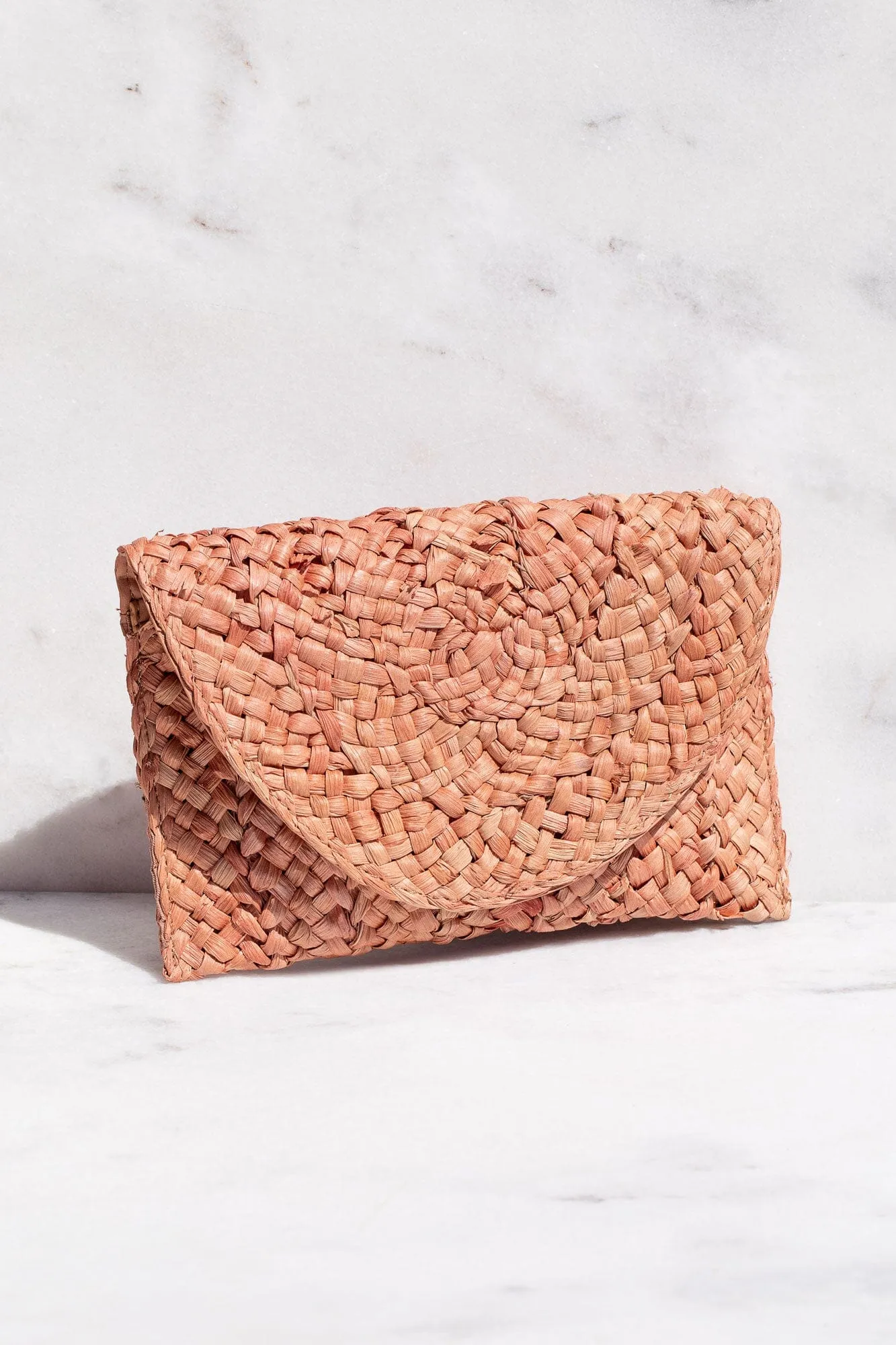 Olly Mauve Woven Envelope Purse