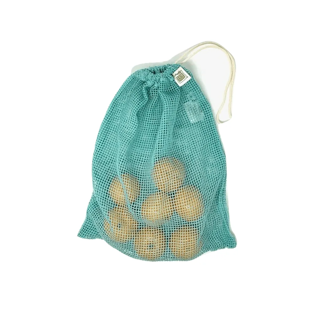 Organic Cotton Drawstring Produce Bag - Set of 4