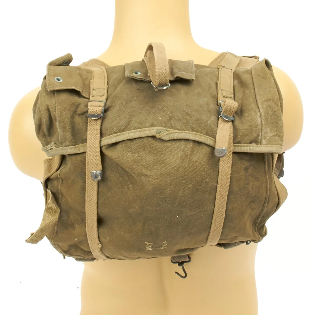 Original U.S. WWII M-1941 USMC 2nd Pattern Haversack - Upper Bag