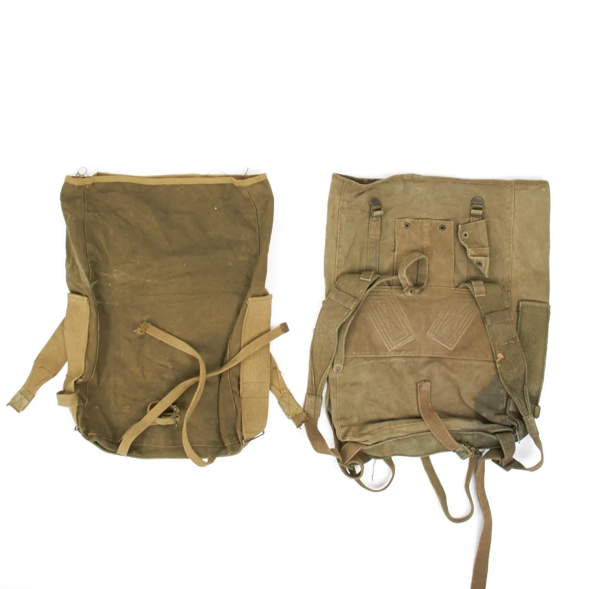 Original U.S. WWII M-1941 USMC 2nd Pattern Haversack - Upper Bag