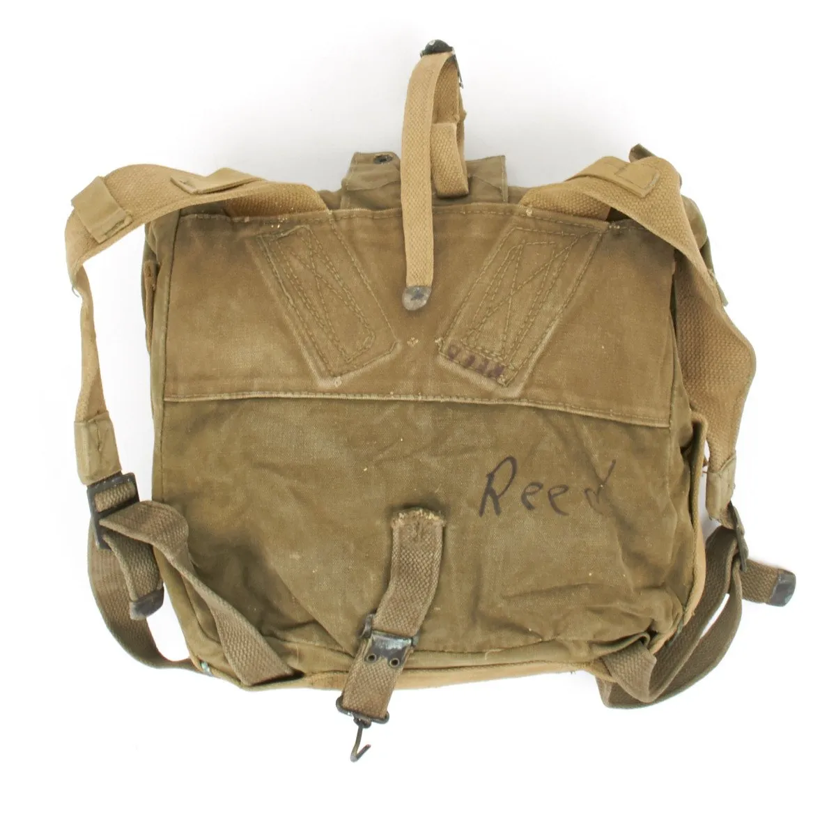 Original U.S. WWII M-1941 USMC 2nd Pattern Haversack - Upper Bag