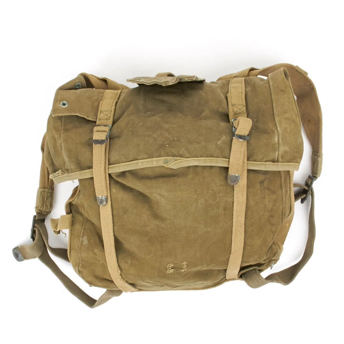 Original U.S. WWII M-1941 USMC 2nd Pattern Haversack - Upper Bag