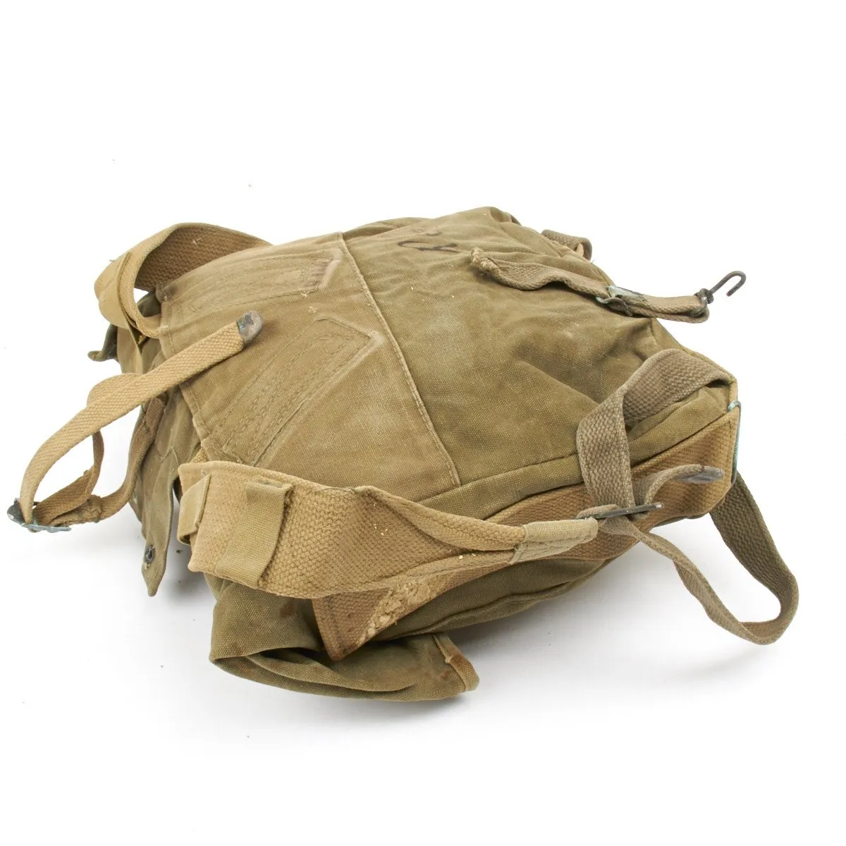 Original U.S. WWII M-1941 USMC 2nd Pattern Haversack - Upper Bag