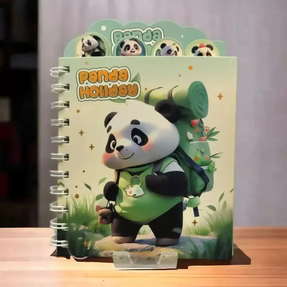 Panda-Themed Mini Holiday Diary