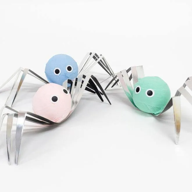 Pastel Halloween Spider Surprise Balls (set of 4)