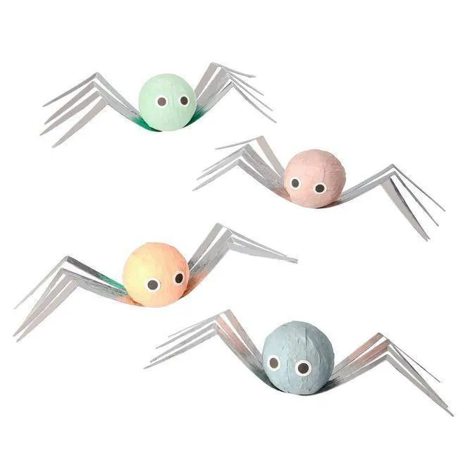 Pastel Halloween Spider Surprise Balls (set of 4)