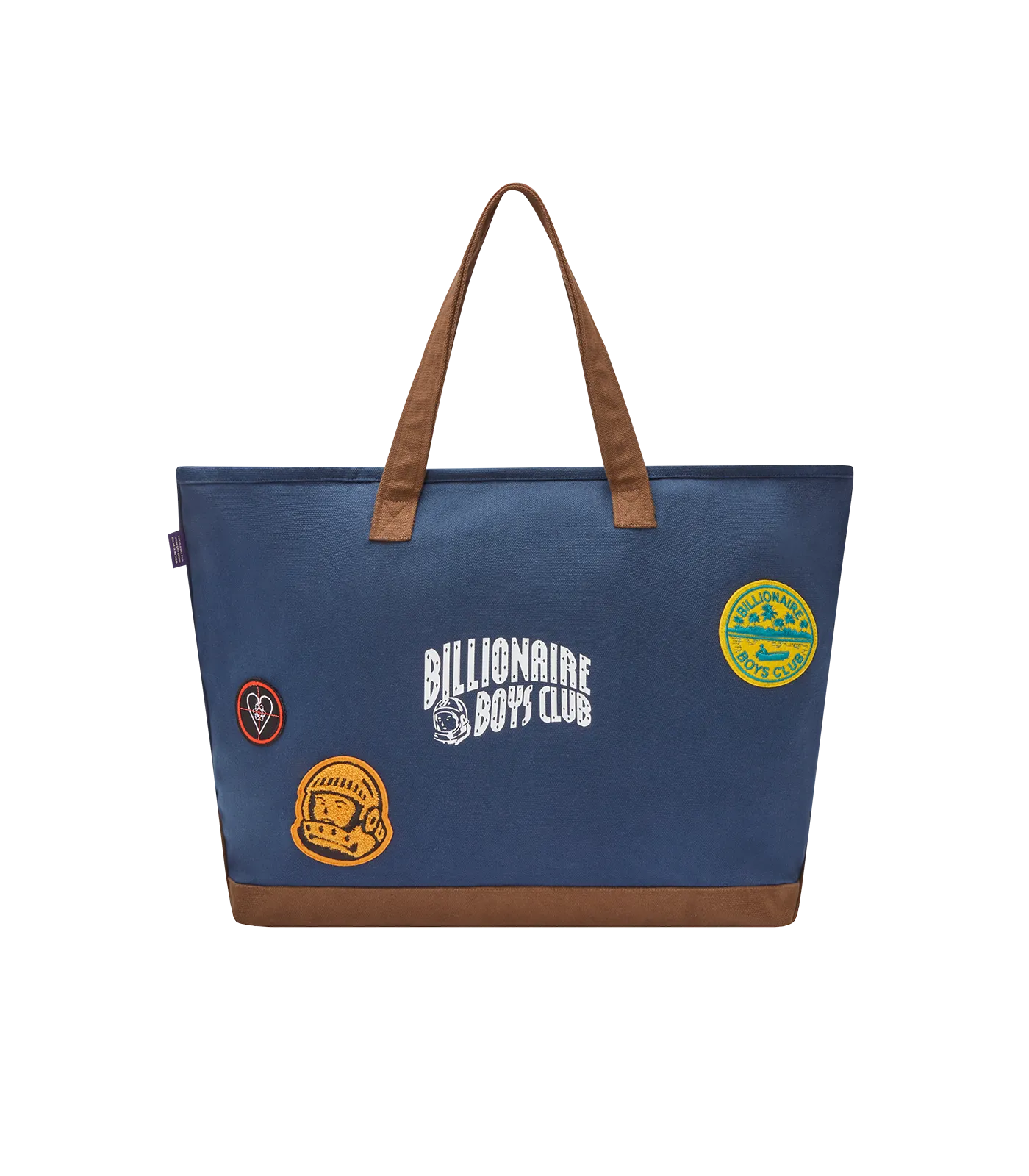 PATCHES TOTE BAG - NAVY