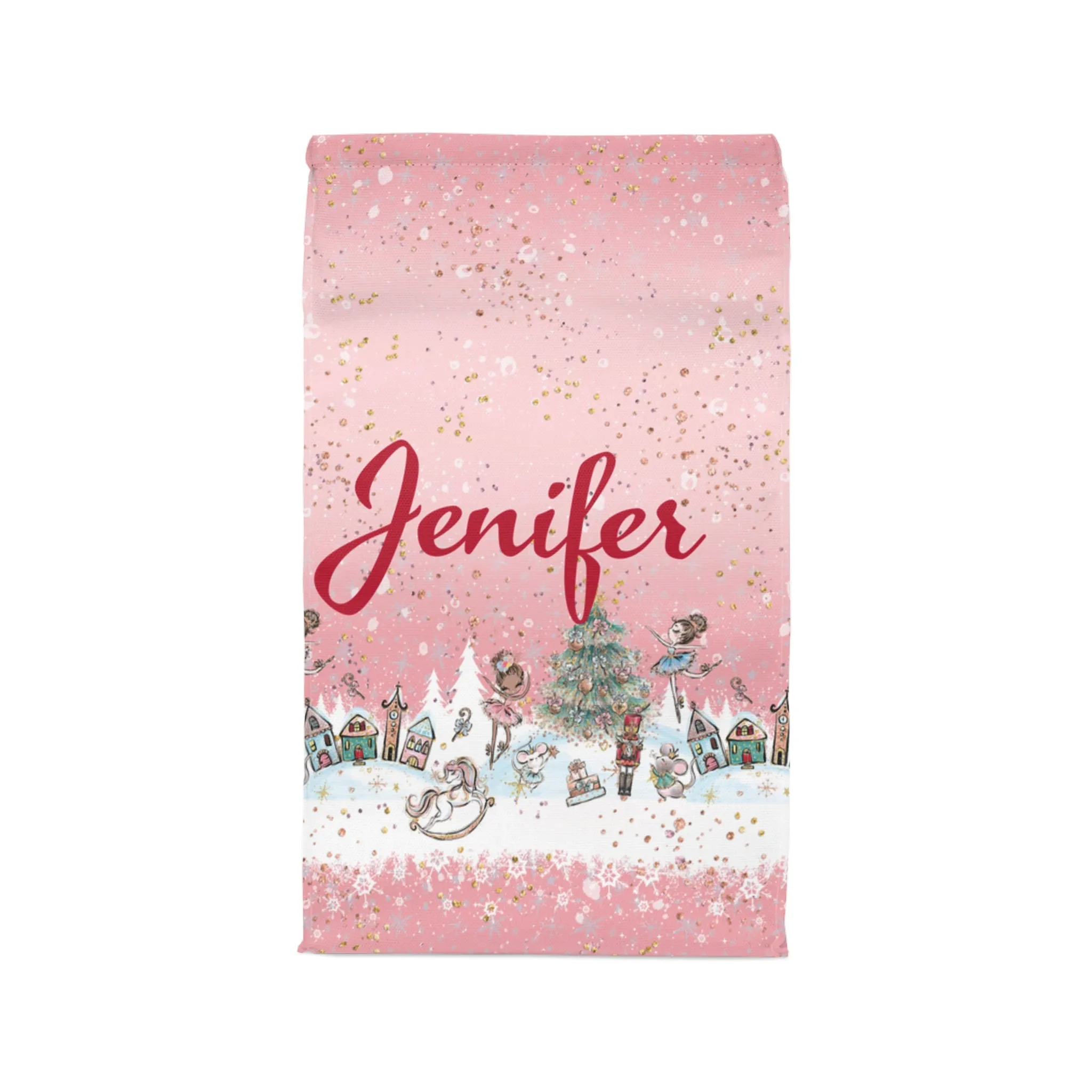 Personalised Insulated Lunch Bag, Christmas Lunch Bag,