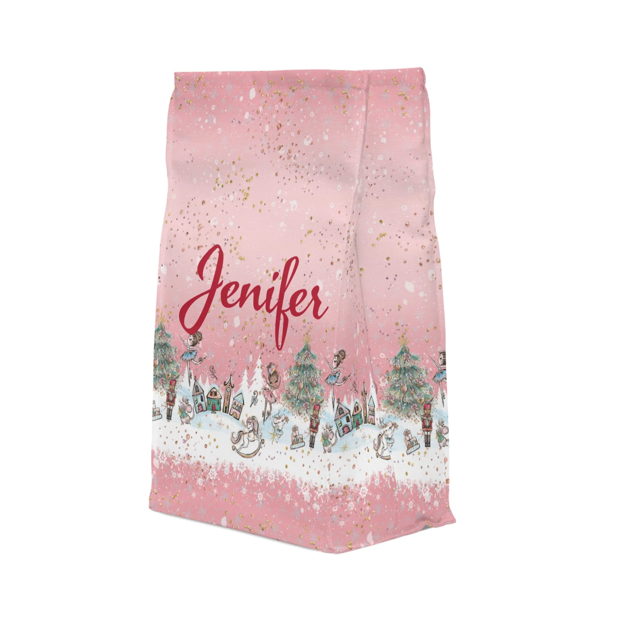 Personalised Insulated Lunch Bag, Christmas Lunch Bag,