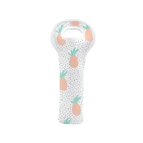 *Pineapples and Polka Dots Neoprene Bottle Tote