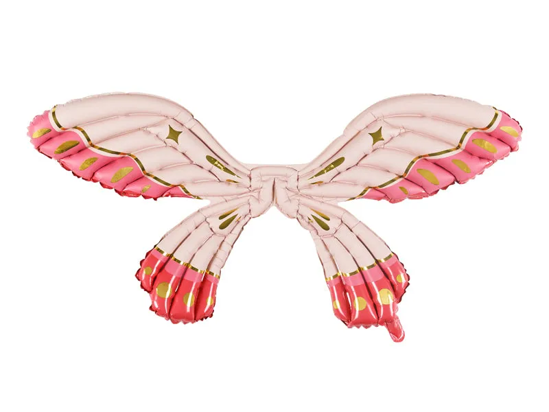 Pink Foil Butterfly Fairy Wings