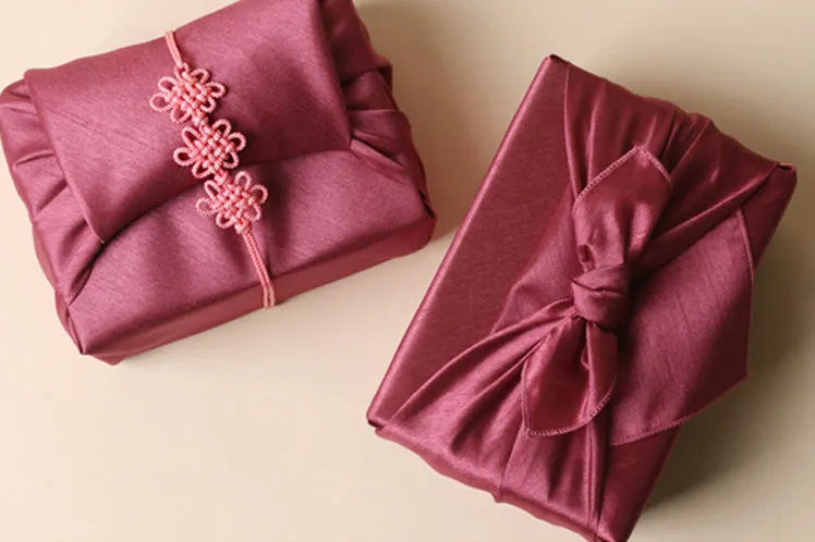 Plum Red Single Sided Bojagi