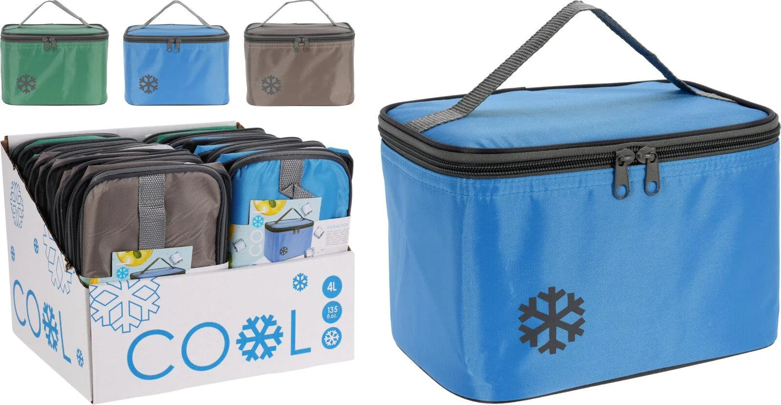 Polyester Cooler Bag | Assorted Colour | 4L